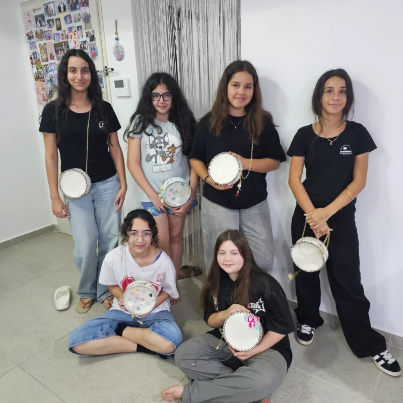 סדנת עיצוב תיקים ליום הולדת