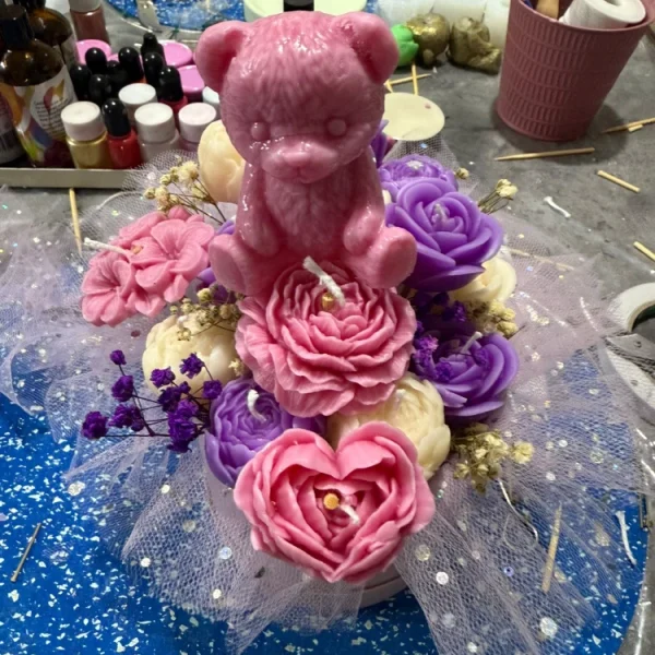 סדנת זרי פרחים מנרות (19)